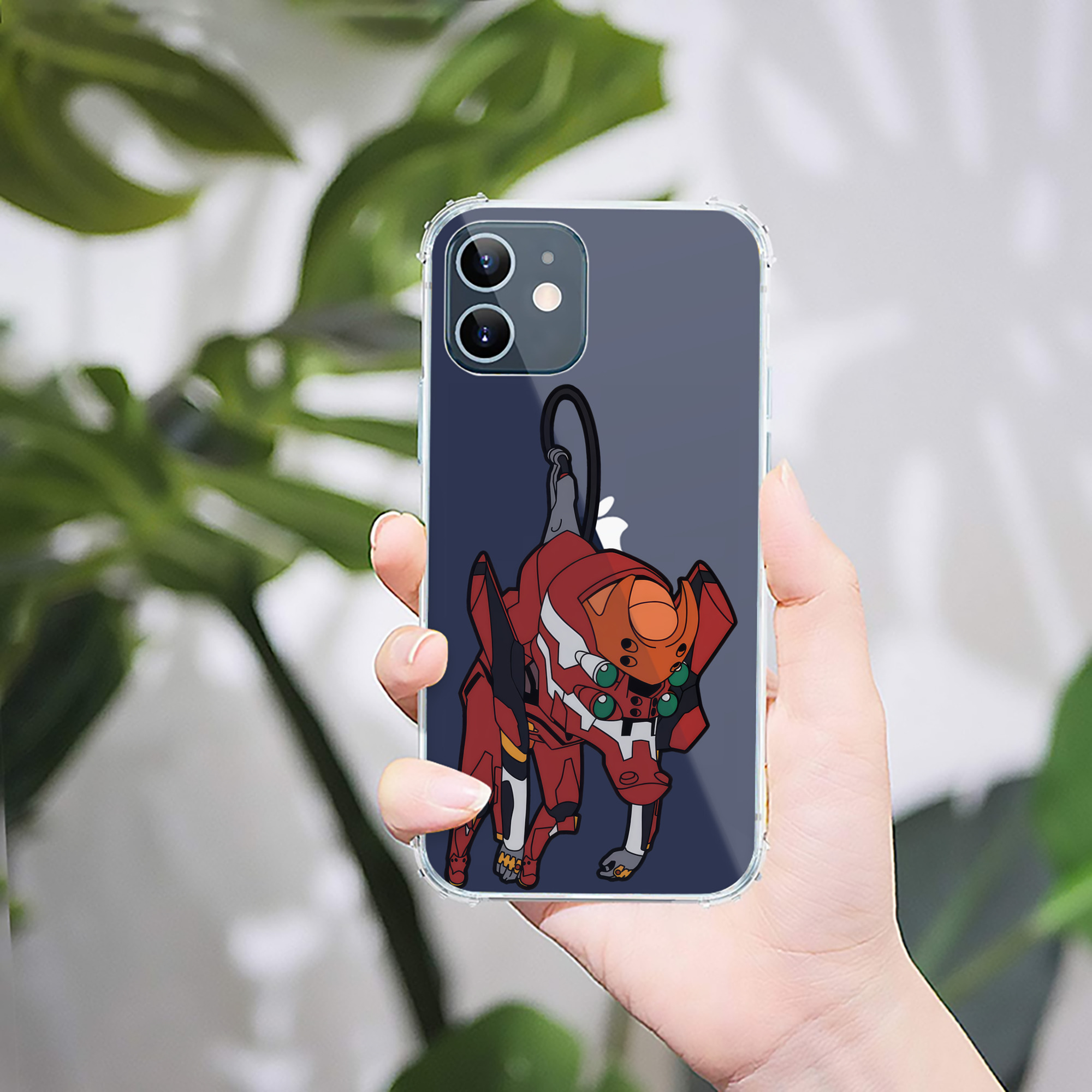 （画像用） EVA 新世紀エヴァンゲリオン 【iPhone 12シリーズ対応】透明スマホケース（クリアソフトケース）